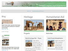 Tablet Screenshot of heritagefoundationpak.org